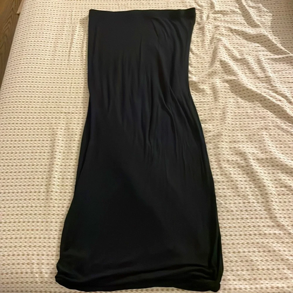 RACHEL Rachel Roy Twisted Black Tube Dress - Picture 3 of 6
